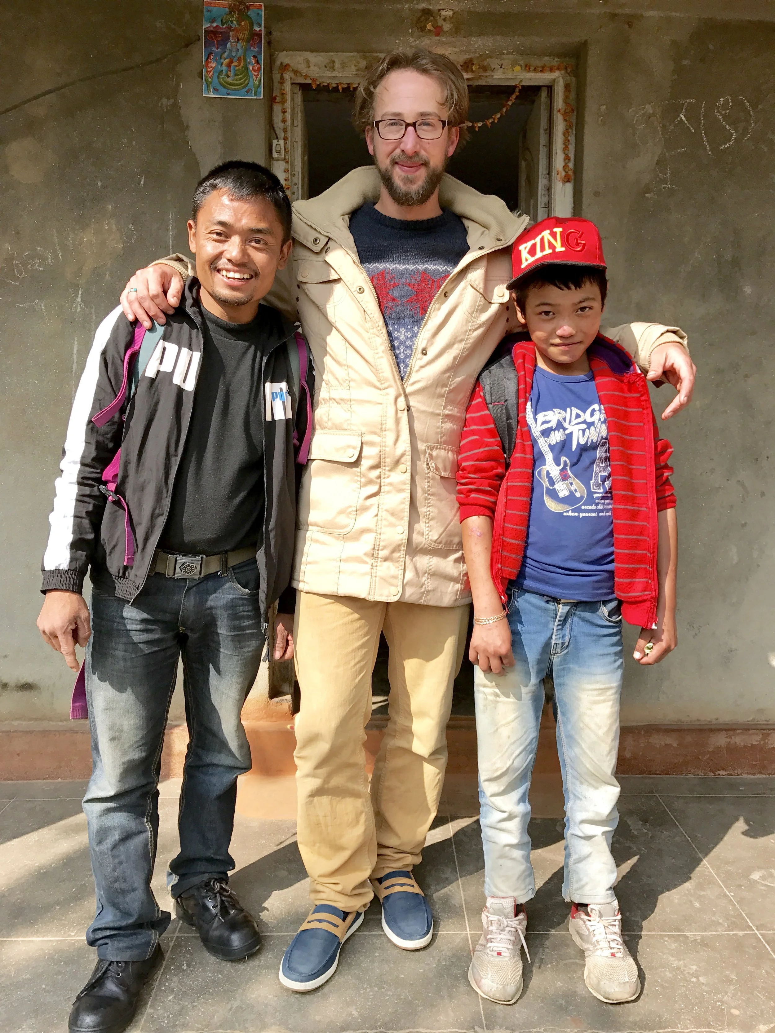 Malaki feeling happy about the recovery of the skinnin his face and to return home to his village Laprak.