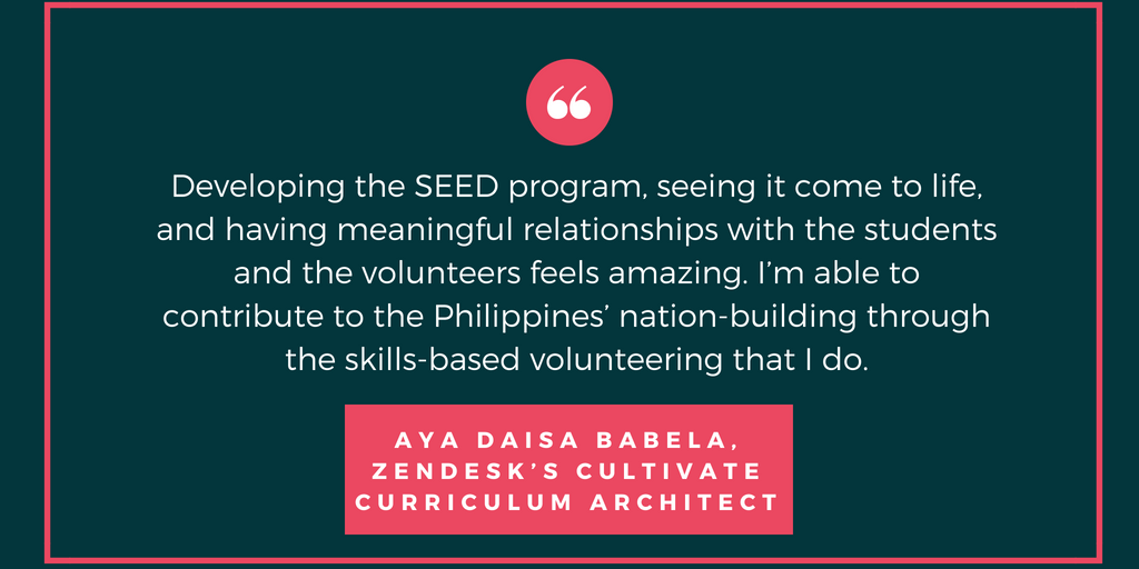 Aya Daisa Babela, Zendesk’s Cultivate curriculum architect.png