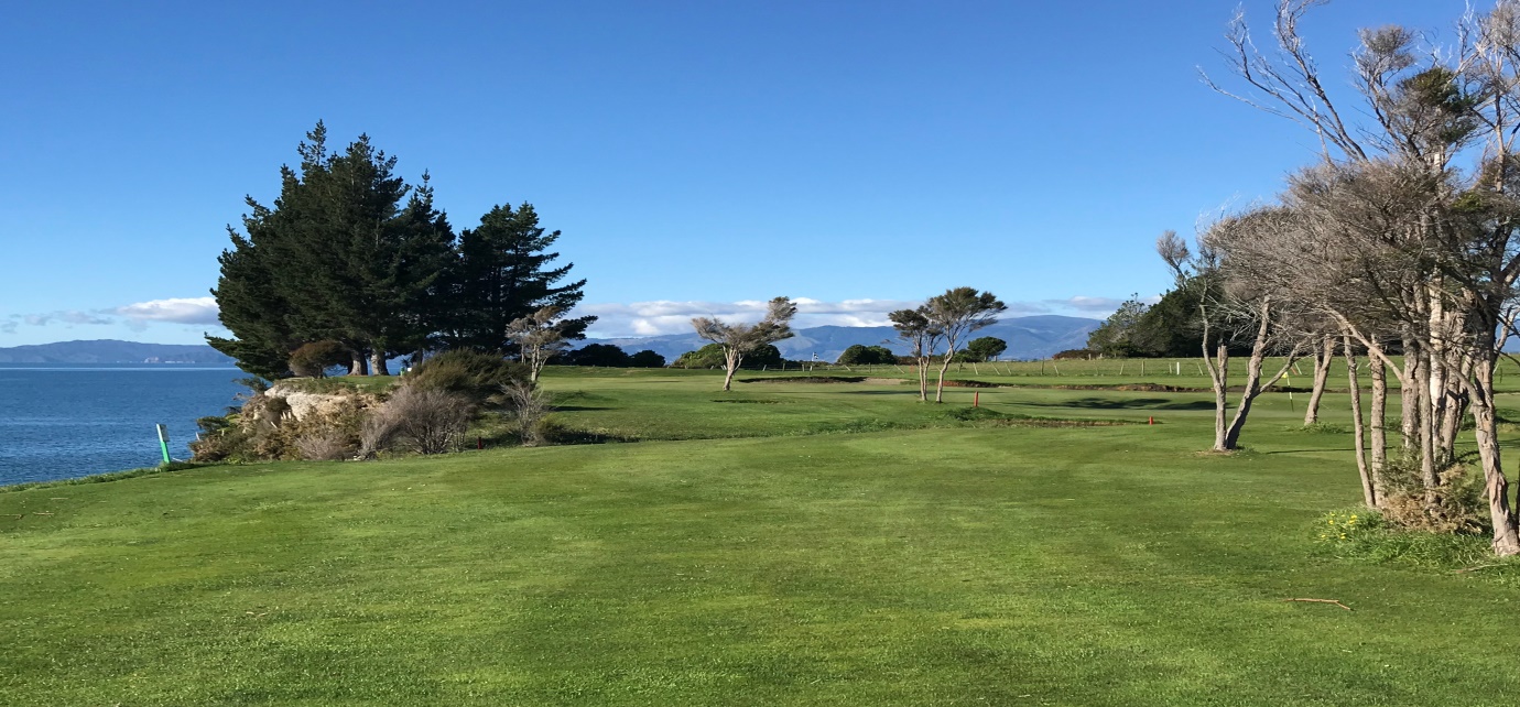 Second shot to back right flag position