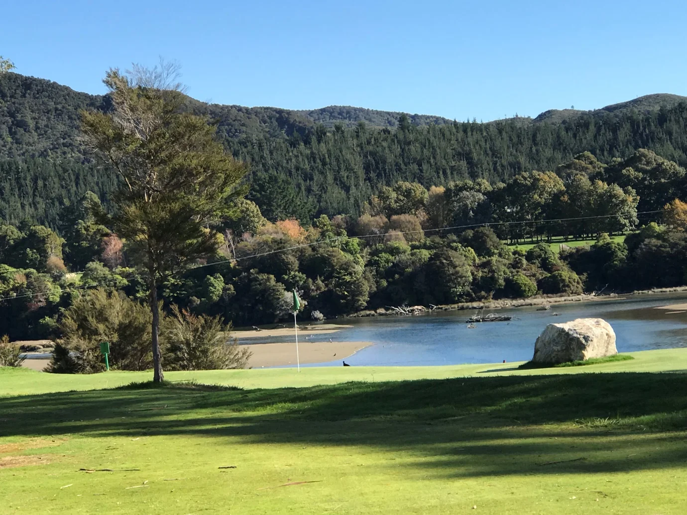 View from the left fairway