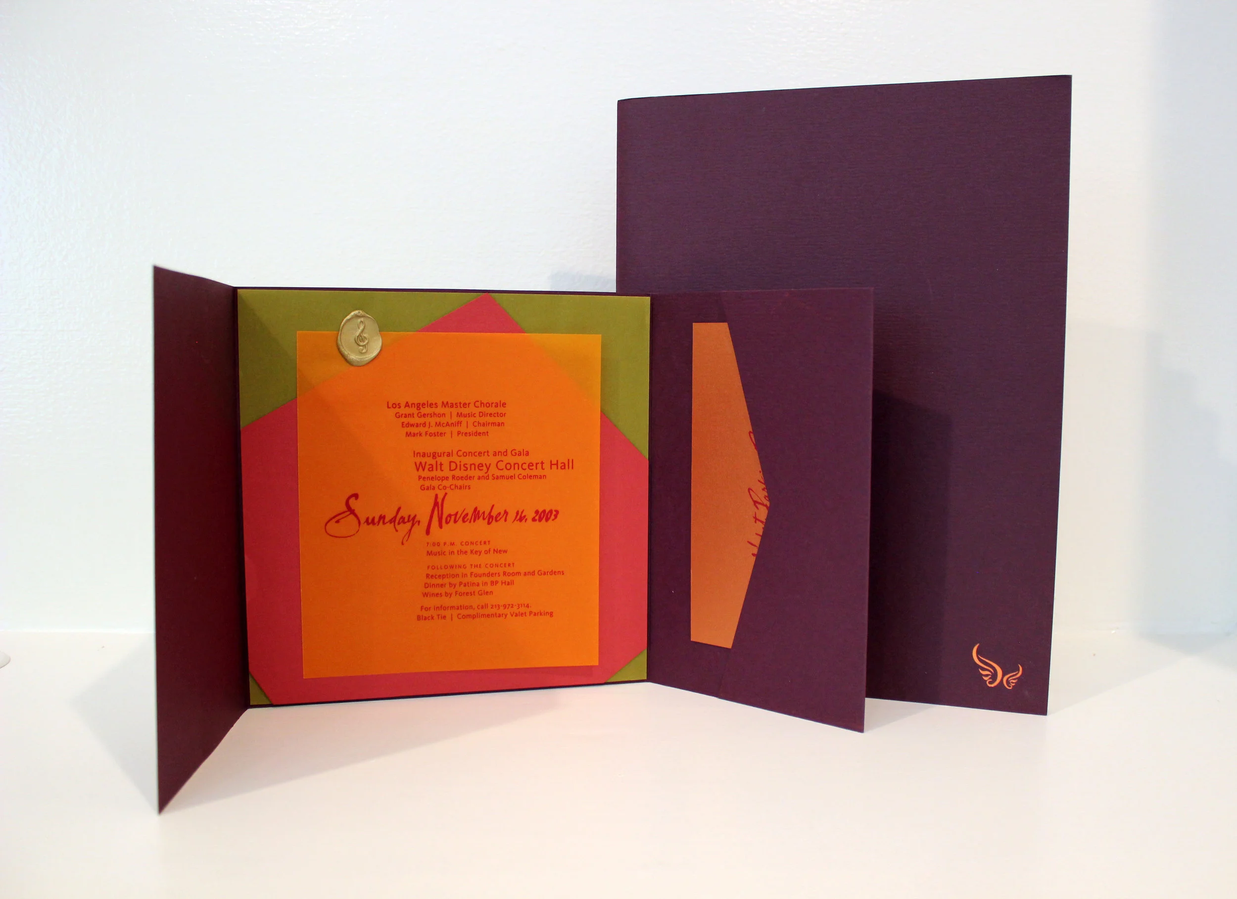 Gala Invitation - Los Angeles Master Chorale