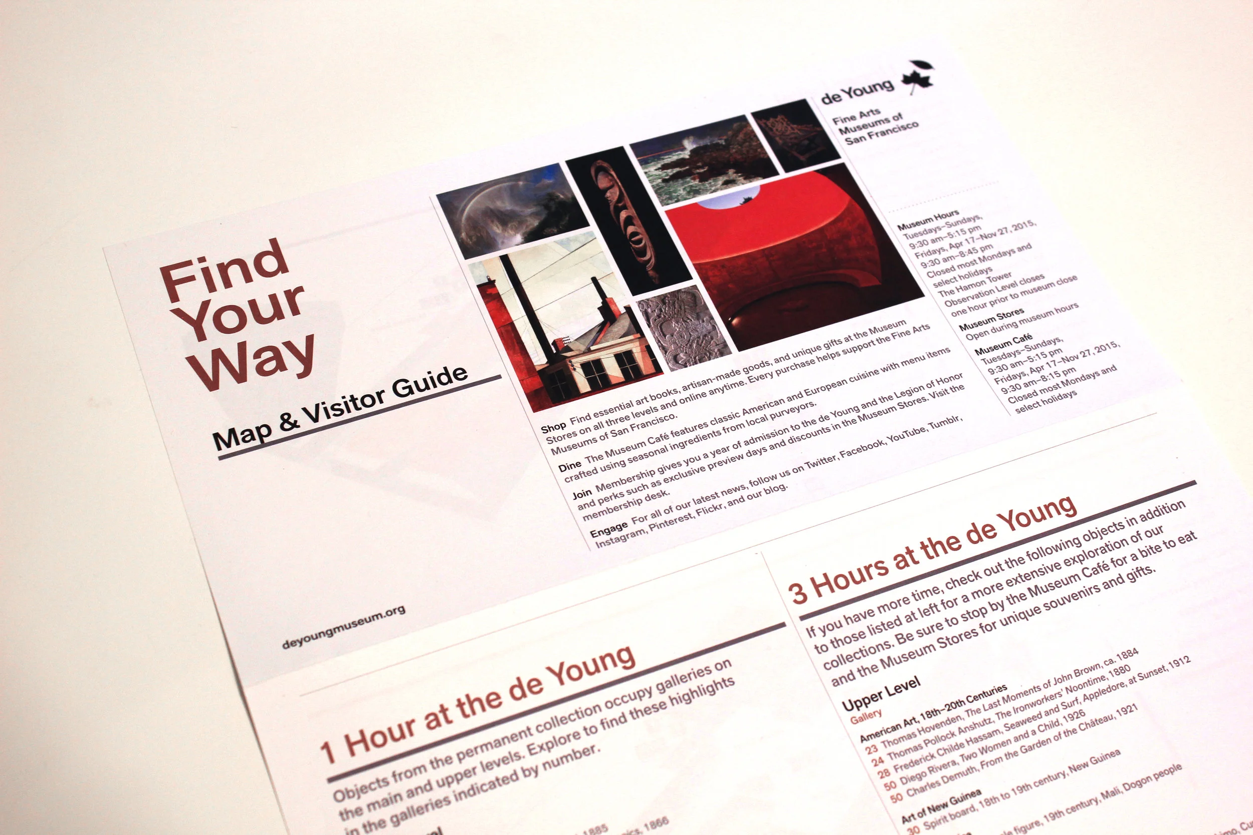Visitor Guide and Map - de Young Museum