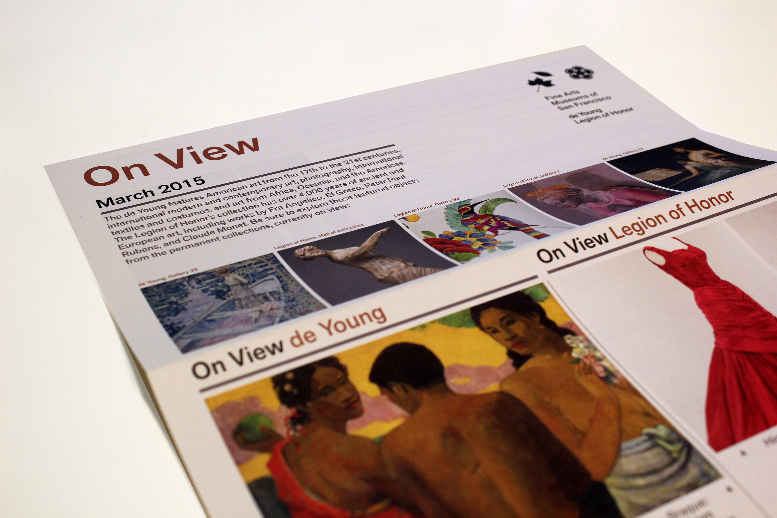 Monthly Programs Calendar - de Young Museum