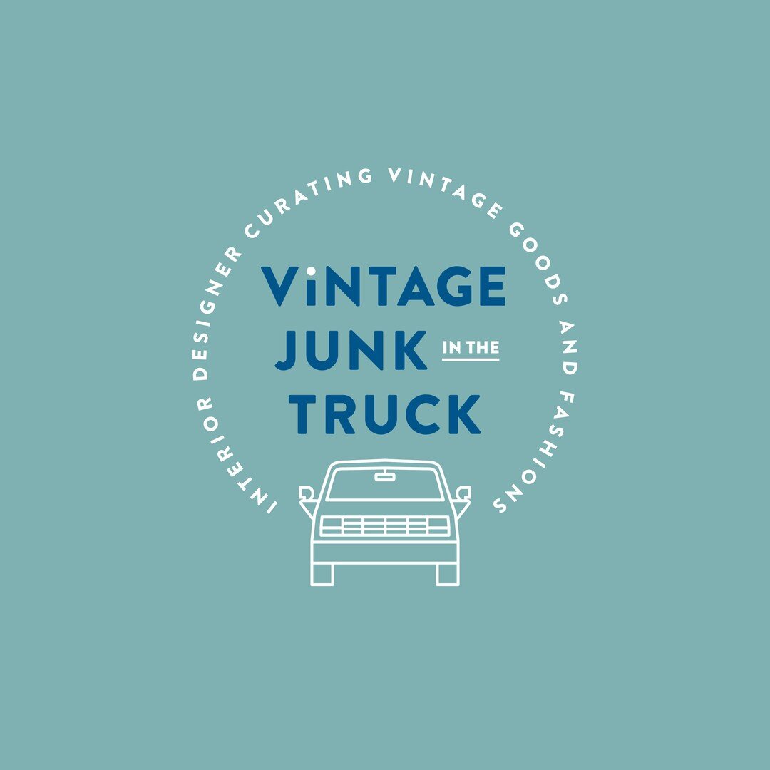 One of my favorite logo options for @vintagejunkinthetruck's new branding! The final logo design is still being narrowed down but wanted to share one from the process 💙

.

.

.

#vintage #vintageclothing #branding #brandingdesign #womenwhohustle #s