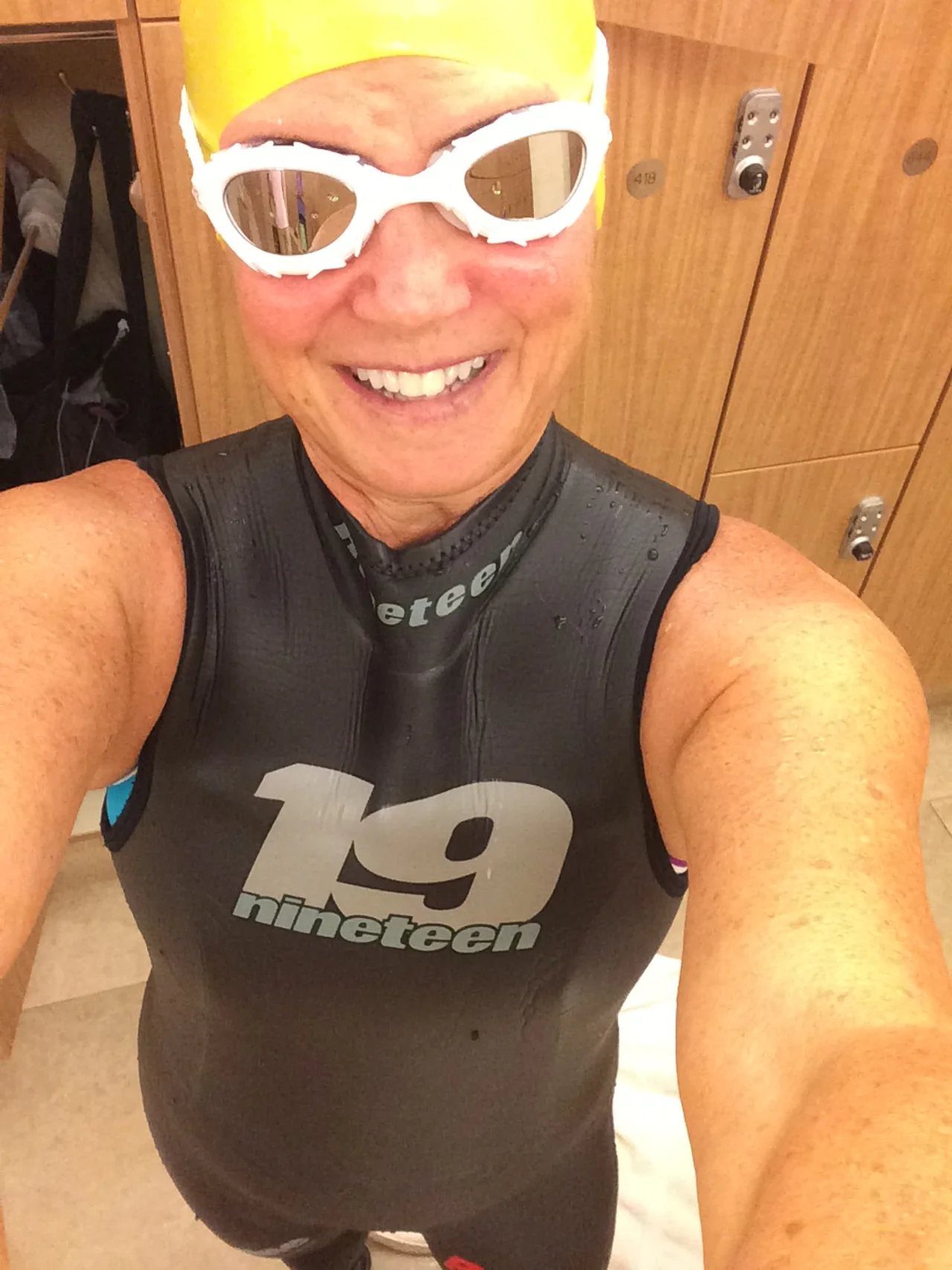 Love the new goggles but I'm going with the full wetsuit at the Bethany Tri.