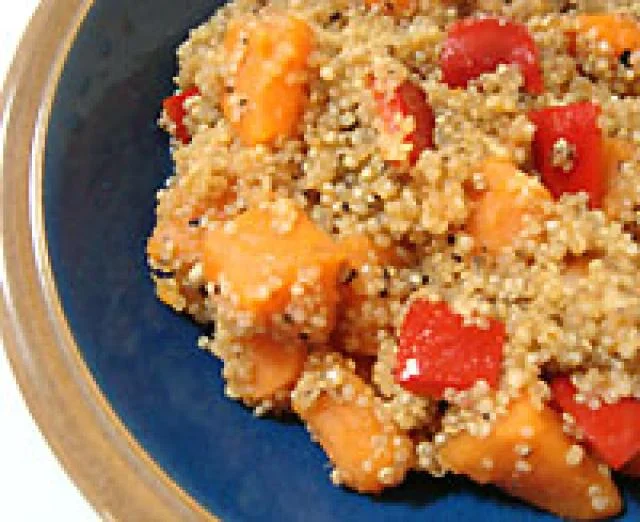 Spicy Sweet Potato and Quinoa Salad