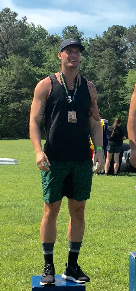 Yeah man that's my coach Terrence taking home a medal! 