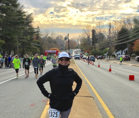 "It's a hill," I told myself as I ran all of the hills in the 2016 Turkey Chase in Bethesda. "Get over it."