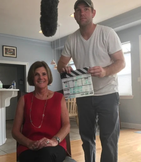 On set at home with the Brawny film crew! Take 1!