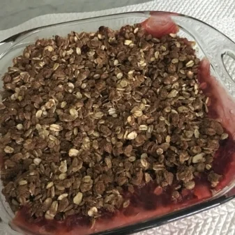 Easy as Pie Blackberry Crisp