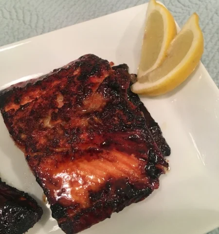 Runner's World Salmon with Brown Sugar and Mustard Rub