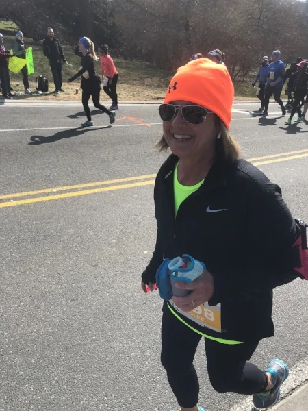 Halfway into Saturday's Rock n Roll Half Marathon in Washington, D.C., I was just starting to feel a stabbing pain in my right heel. By the finish, I could barely put weight on my foot. Later, I read up on plantar fasciitis and learned it's often caused by tight calves and achilles tendons. After stretching and massaging mine I'm feeling much better, but no running for at least a week. Hello pool!