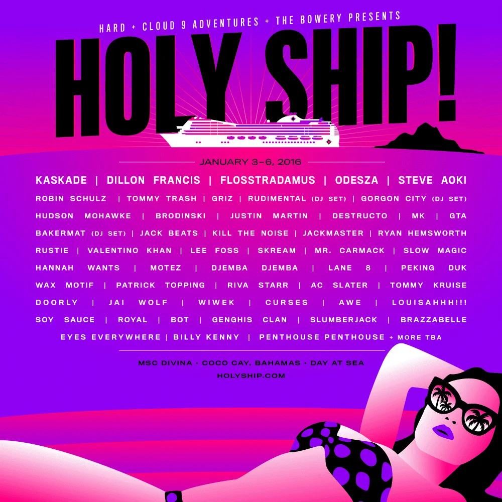 Mr. Carmack To Perform At Holy Ship January 3-6 (2016)