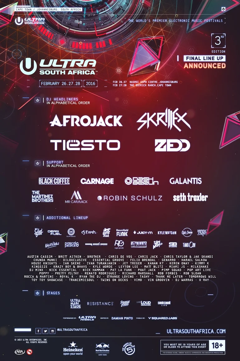 Mr. Carmack Added To Ultra South Africa 2016 Lineup In February