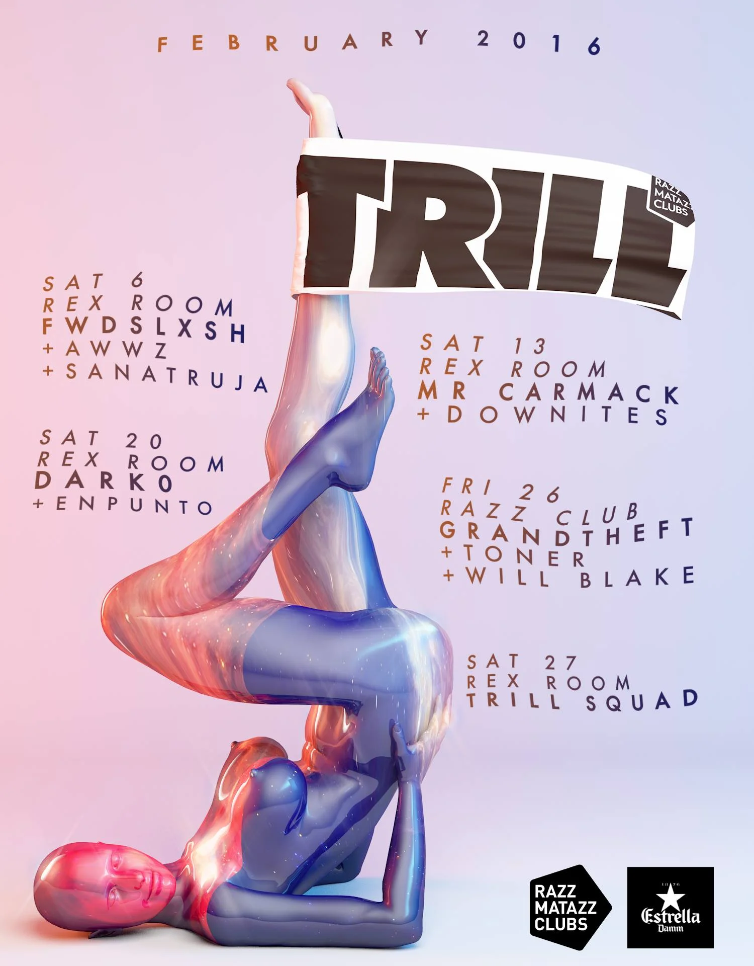 Mr. Carmack At Trill, Razzmatazz In Barcelona, Spain (February 13th)