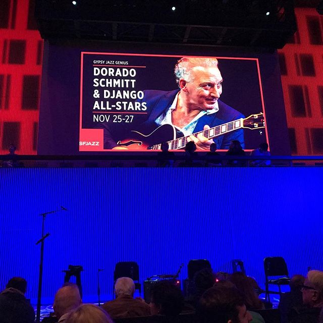 #doradoschmitt about to take the stage. @gypsy_jazz_