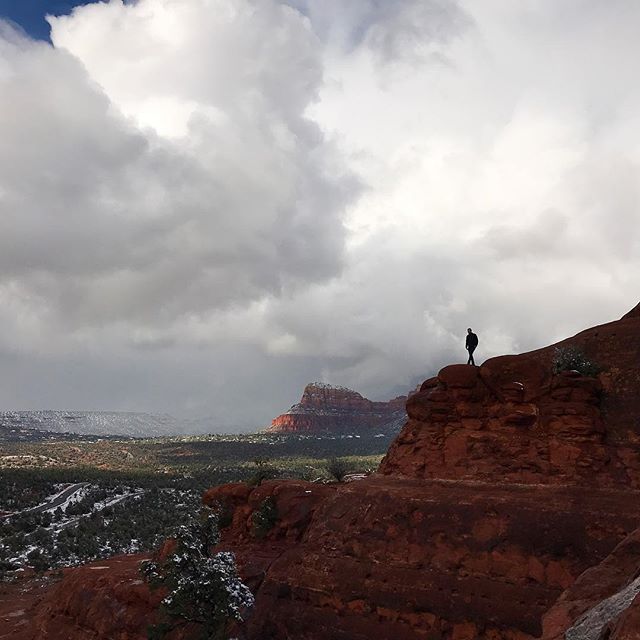 Hiking in the red giants.