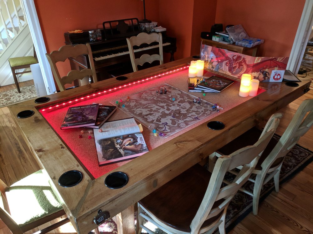 How To Build It Custom Gaming Table, Best Chairs For Board Game Table