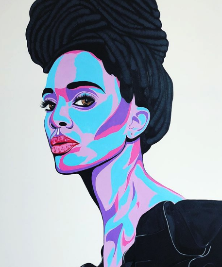 Colour Blind, 2019, painting by Benny Bing