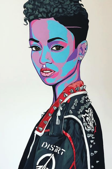 Colour Blind, 2019, painting by Benny Bing