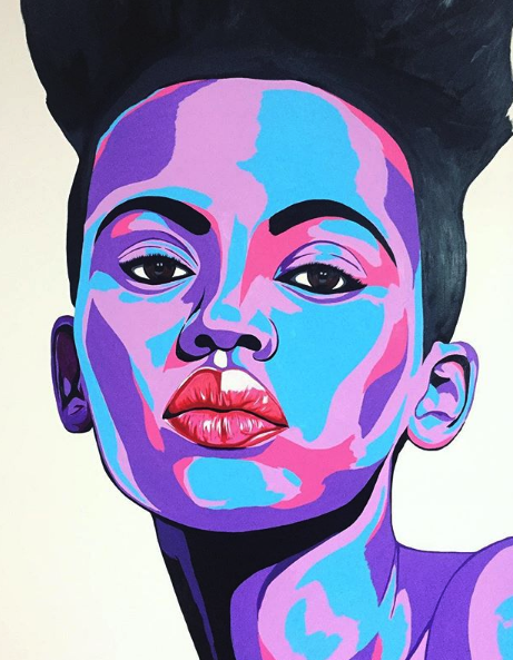 Colour Blind, 2019, painting by Benny Bing
