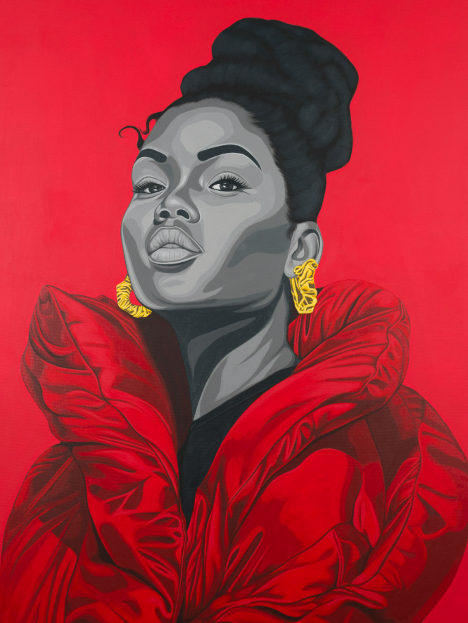 Yemi, 2025, painting by Benny Bing