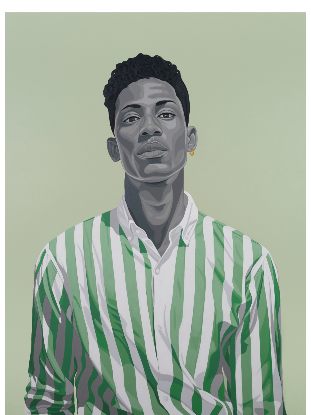 Akinjide, 2025, painting by Benny Bing
