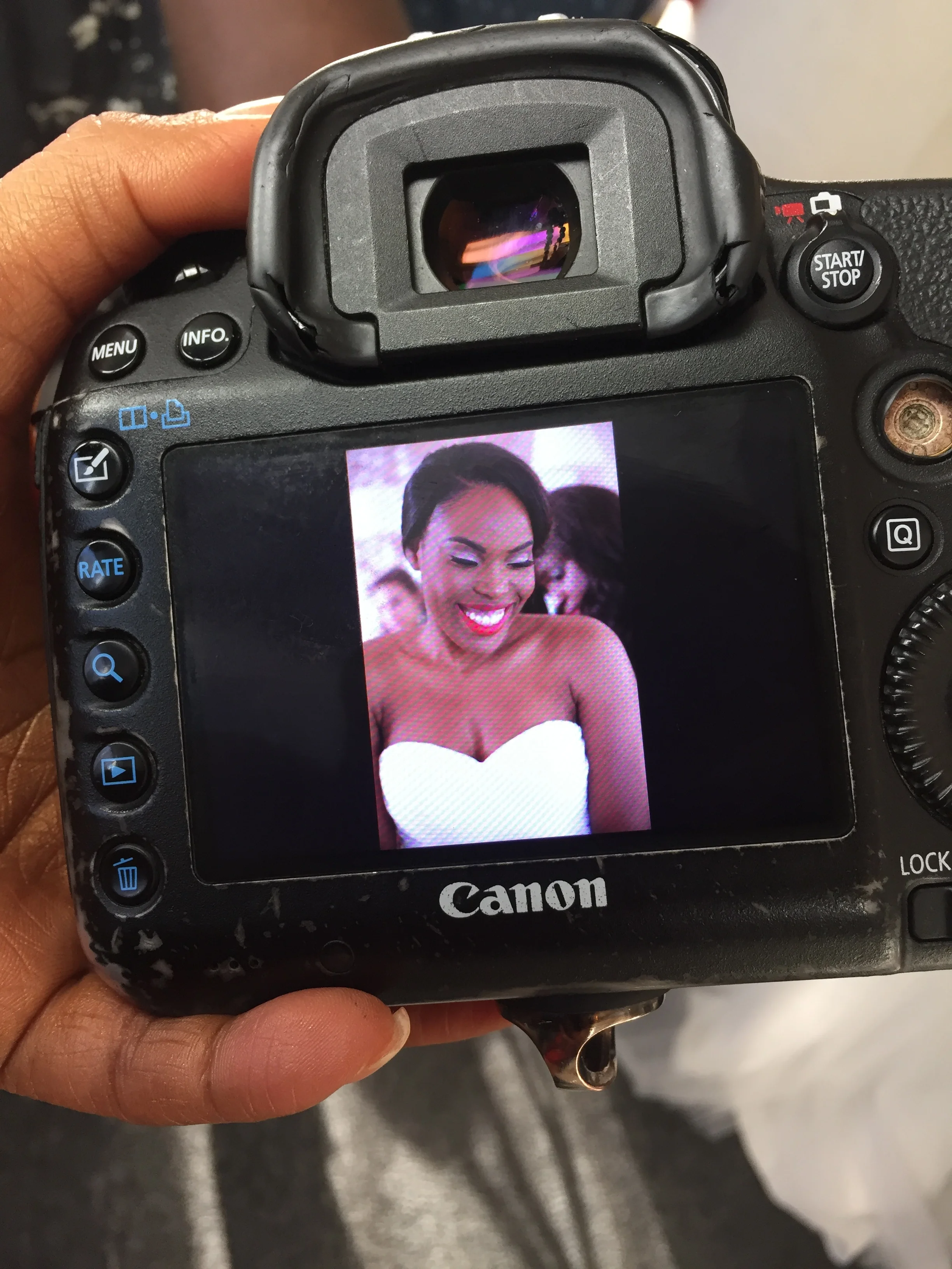 Yes, this is his actual camera and also an actual photo of me. 