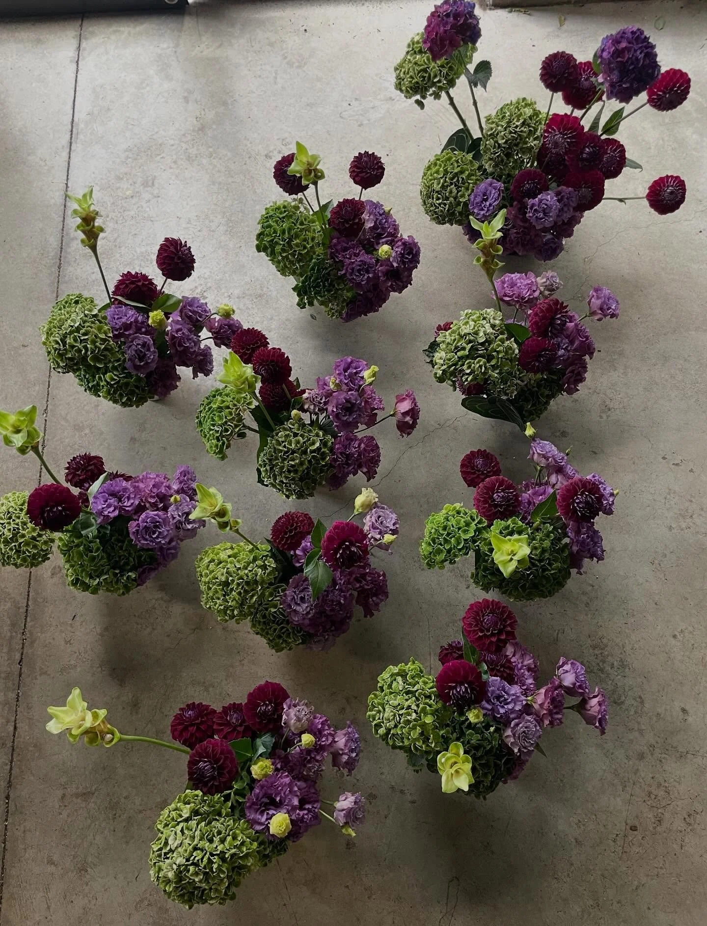 Theming our florals to the corporate colours 💜