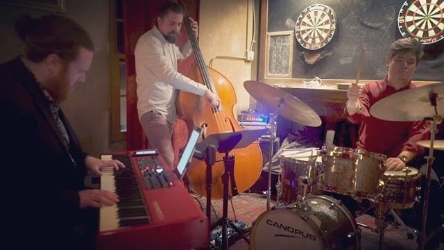 Perspective - At this time, almost every Sunday for the past few years I&rsquo;ve been up at @paschall_bar hanging with @luzecutive_account and @on.the.one. Really missing that consistent creative outlet right about now. #paschallbar #pianotrio #jazz