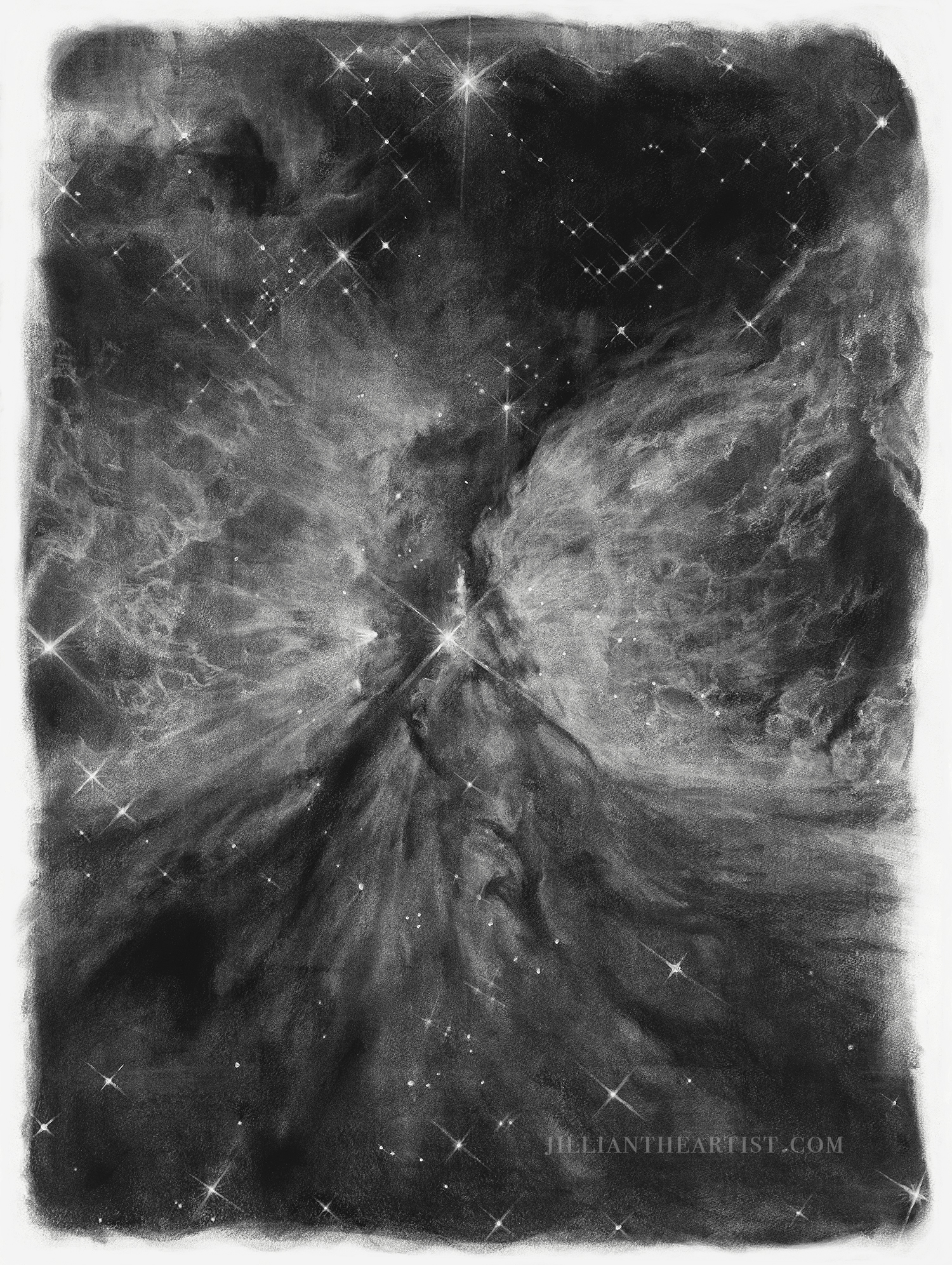 Impressions of SH 2-106 Nebula