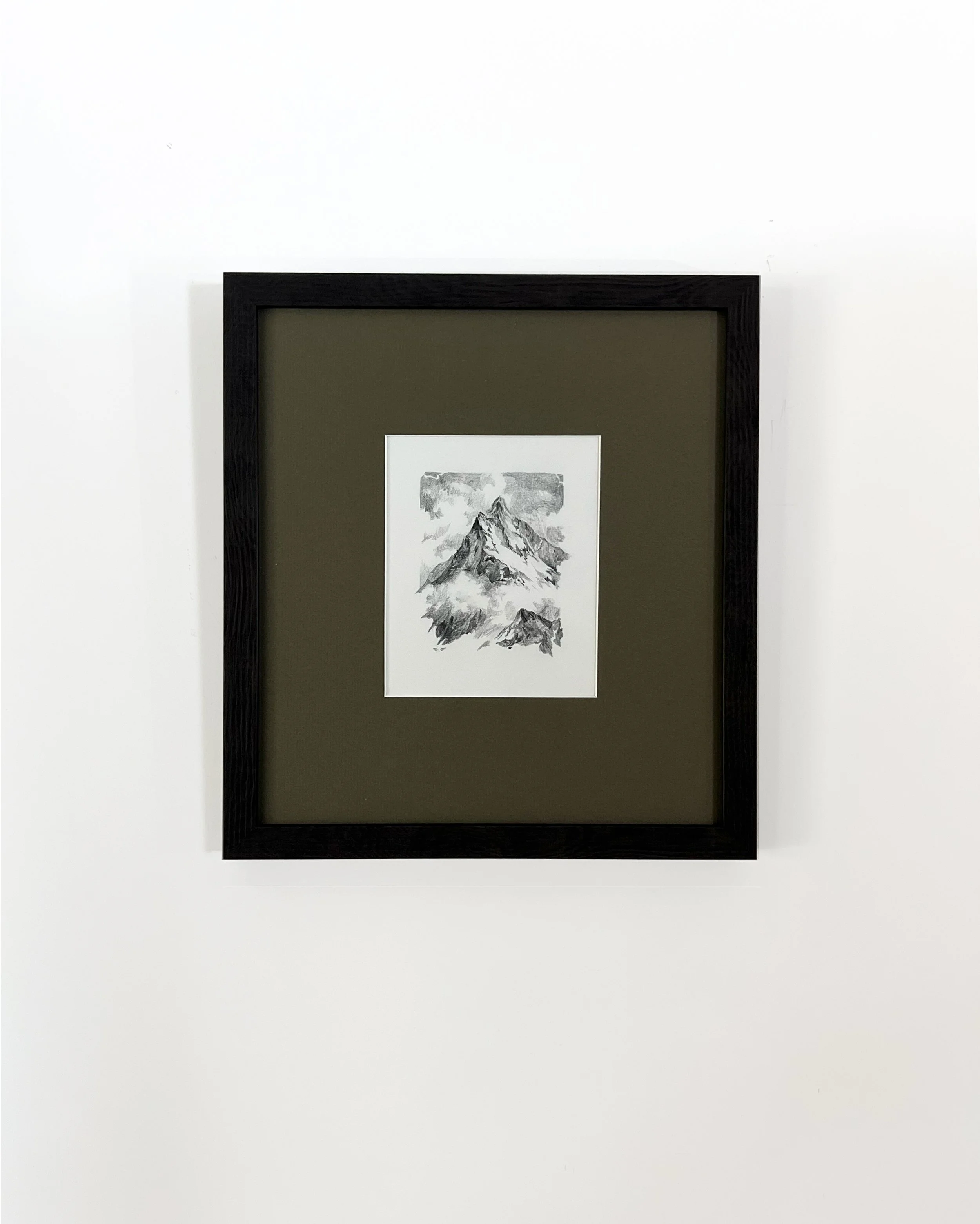 Here / 2024
13 × 14 inch / Graphite on Paper / Framed