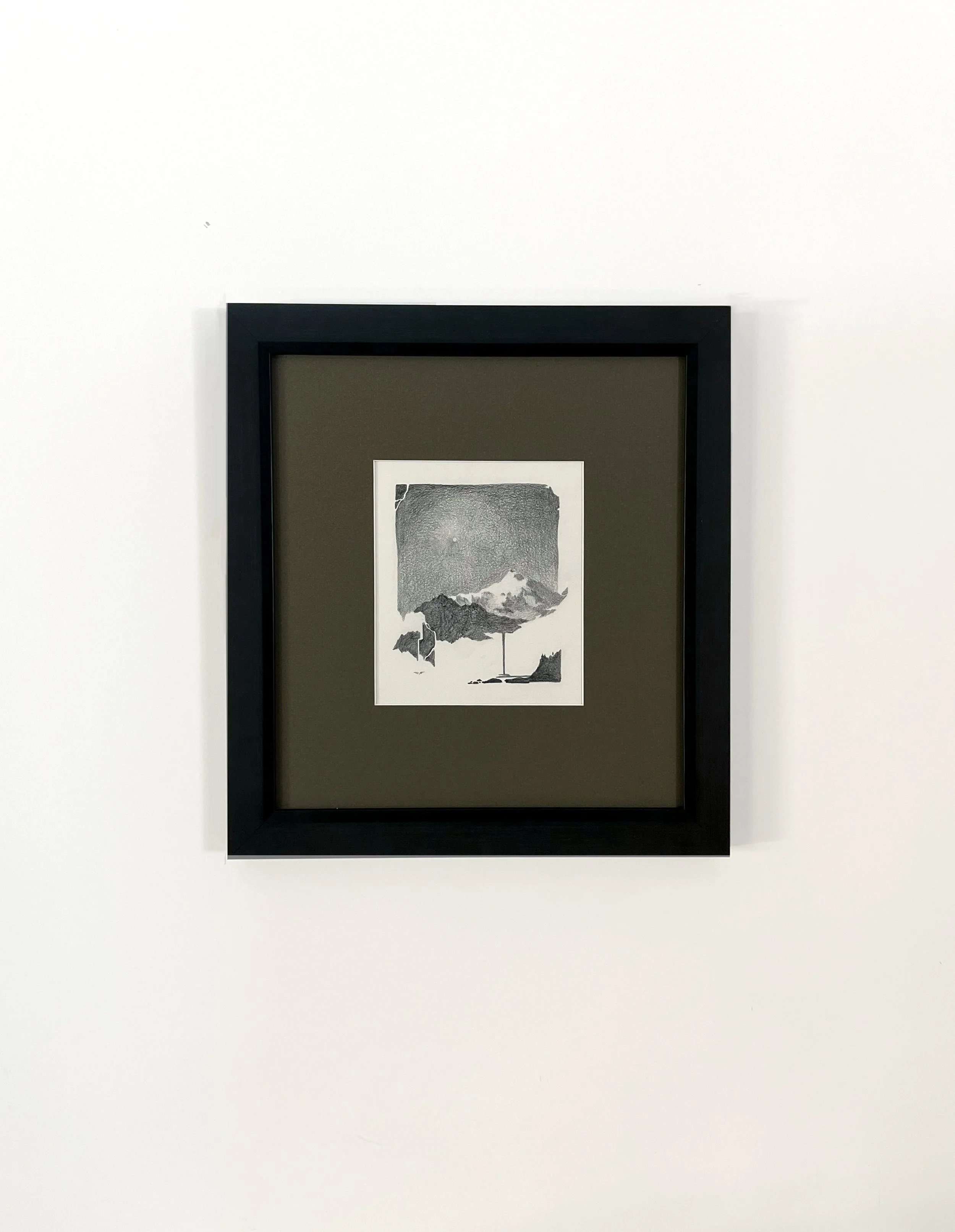 Timeline Shift/ 2024
15.25 × 16 inch / Graphite on Paper / Framed
