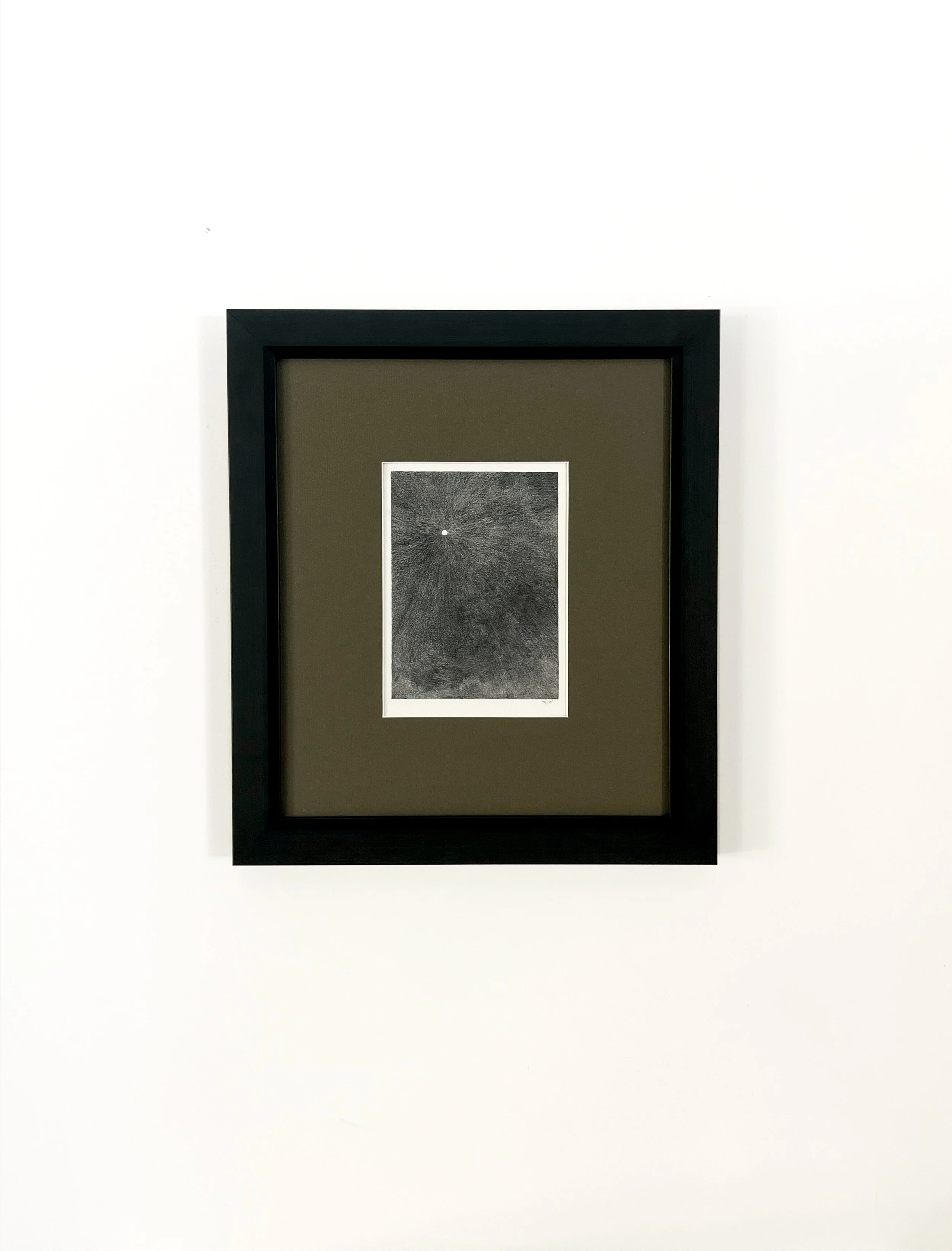 Floating Under / 2024 
14.5 × 16.5 inch/Graphite on Paper / Framed