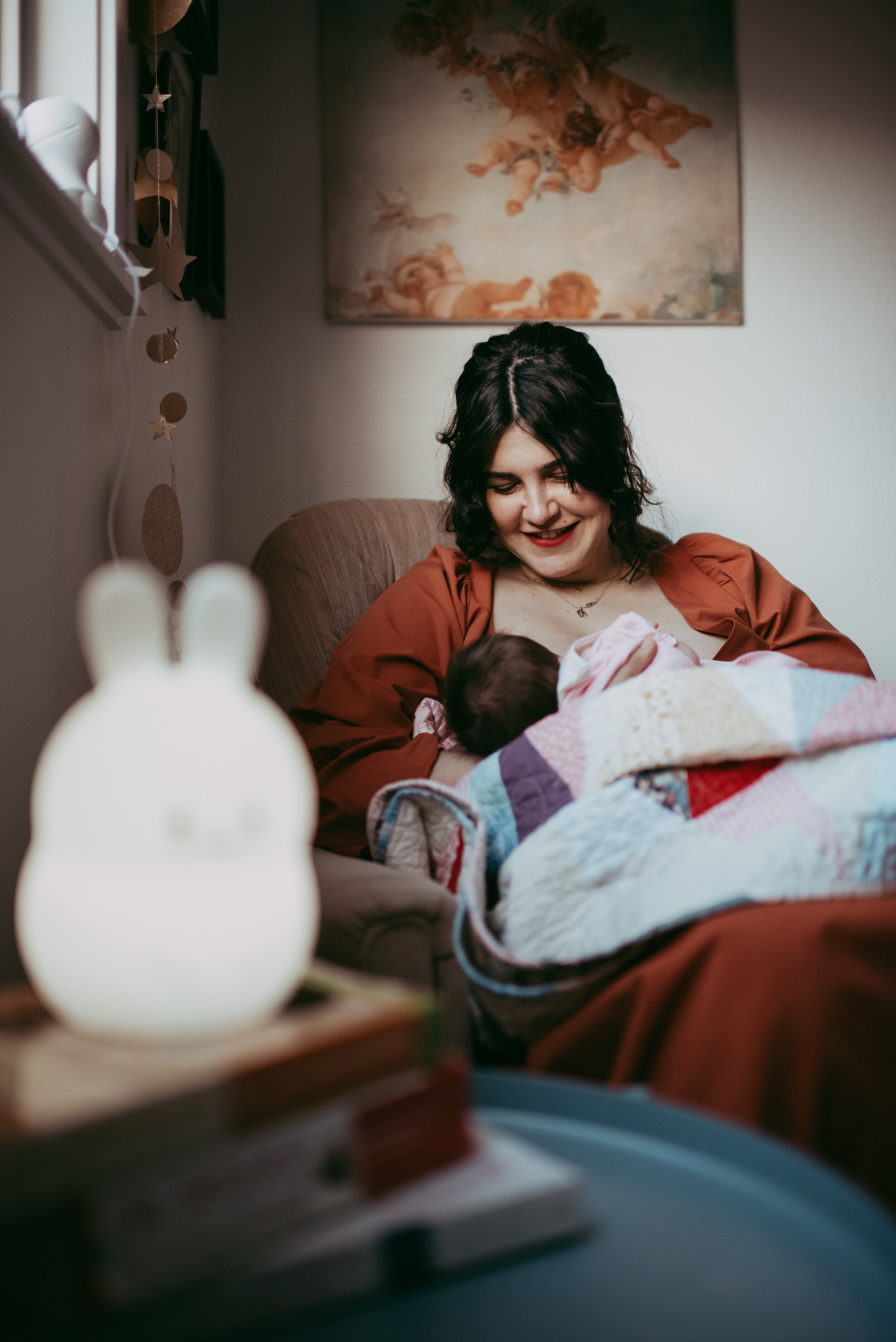 Newborn boho photography