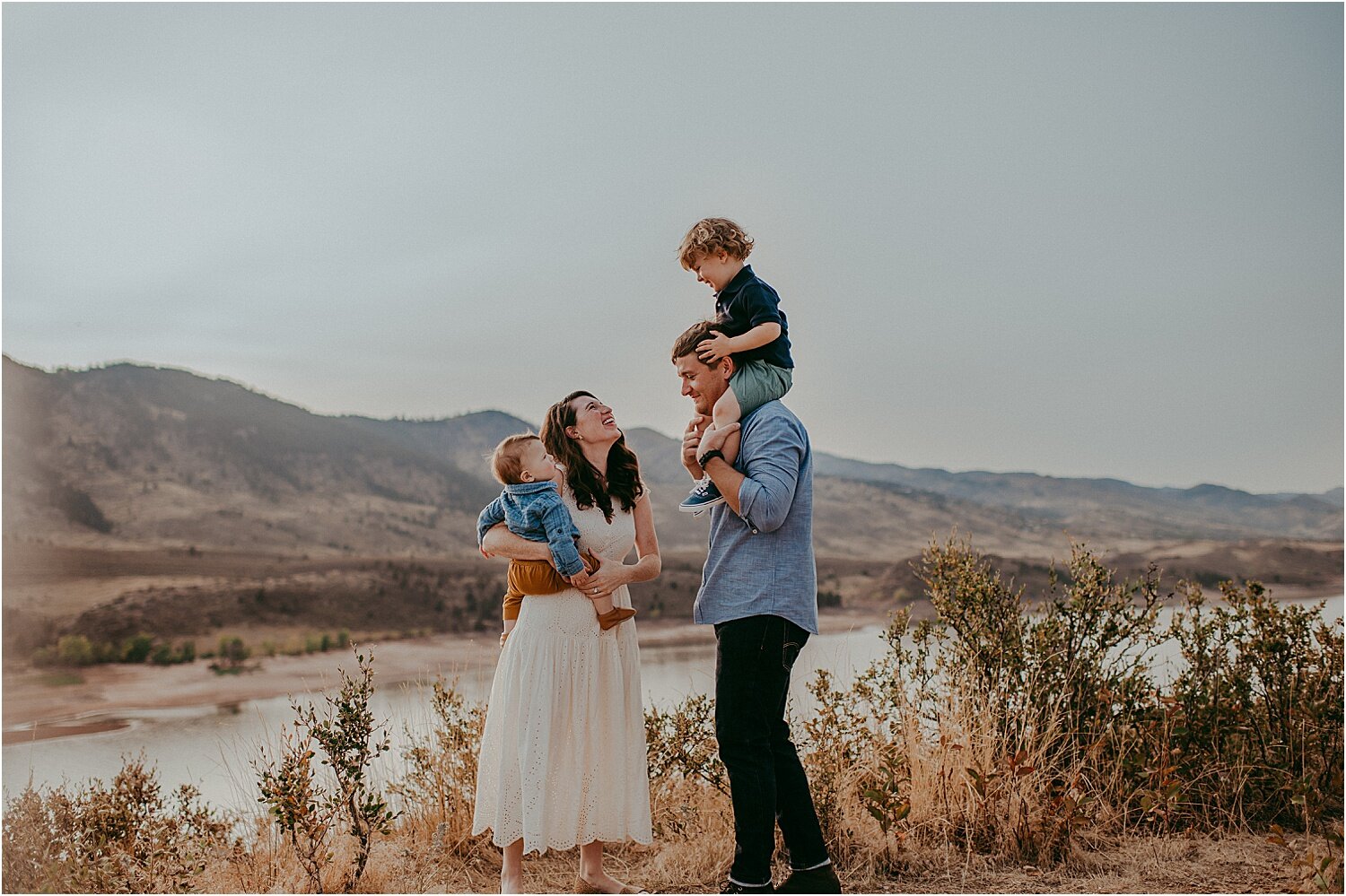 Horsetooth Reservoir Family Photos by Sunshine Lady Photography