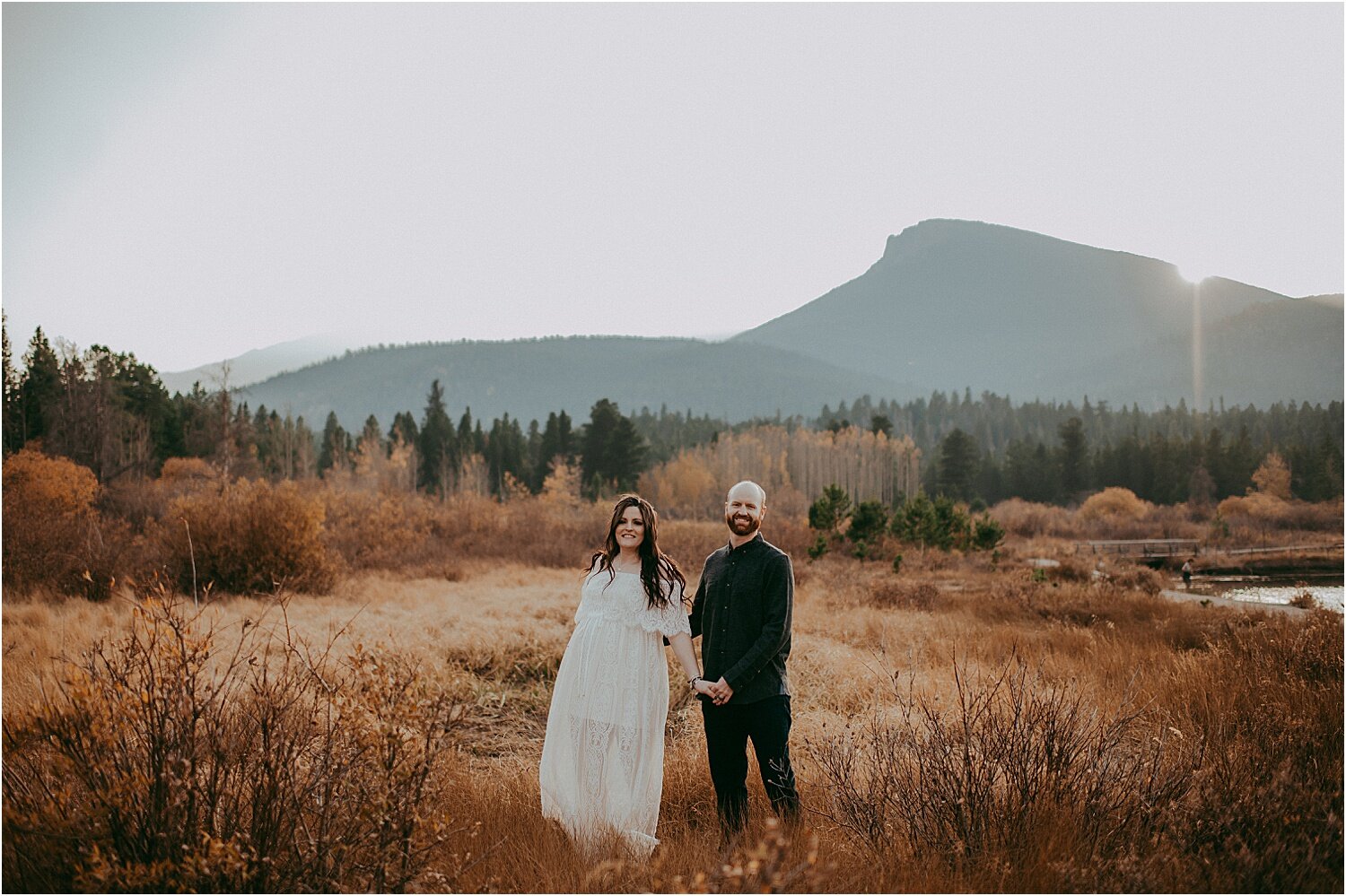 Outdoor Maternity Photos in Estes Park Colorado by Sunshine Lady Photography