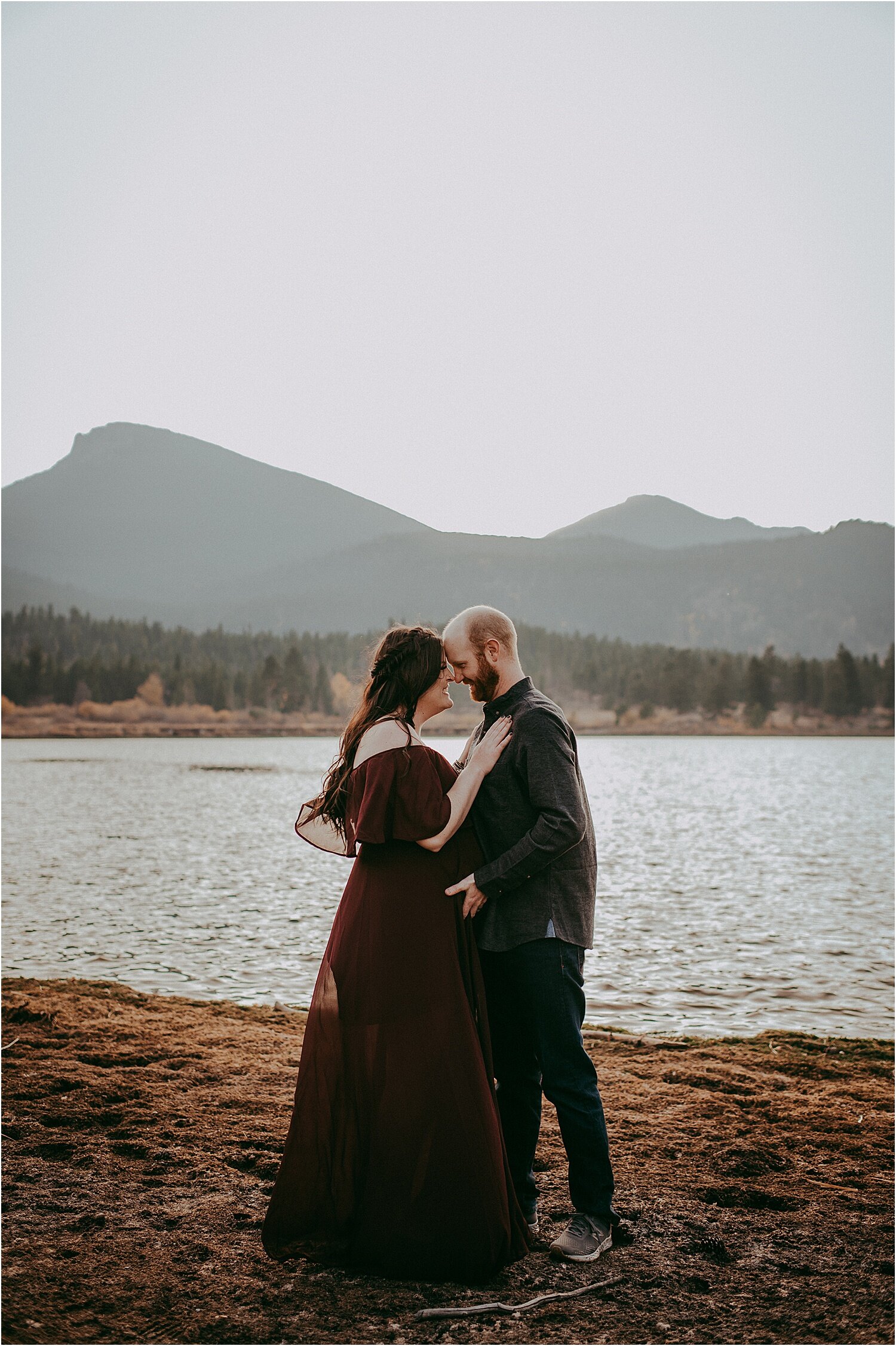 Maternity Couple Photographs in Colorado by Sunshine Lady Photography