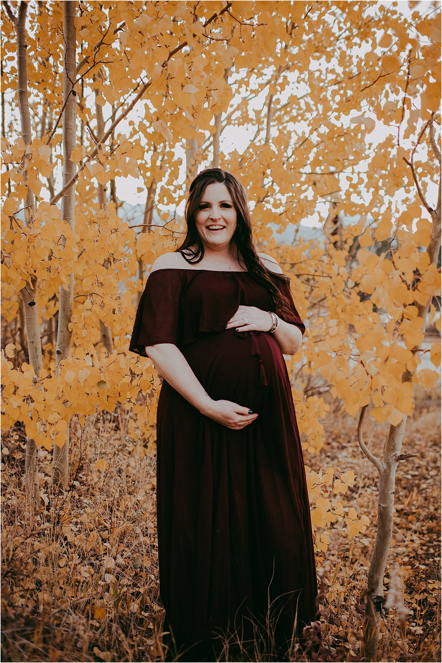 Maternity Photos in Rocky Mountains by Sunshine Lady Photography