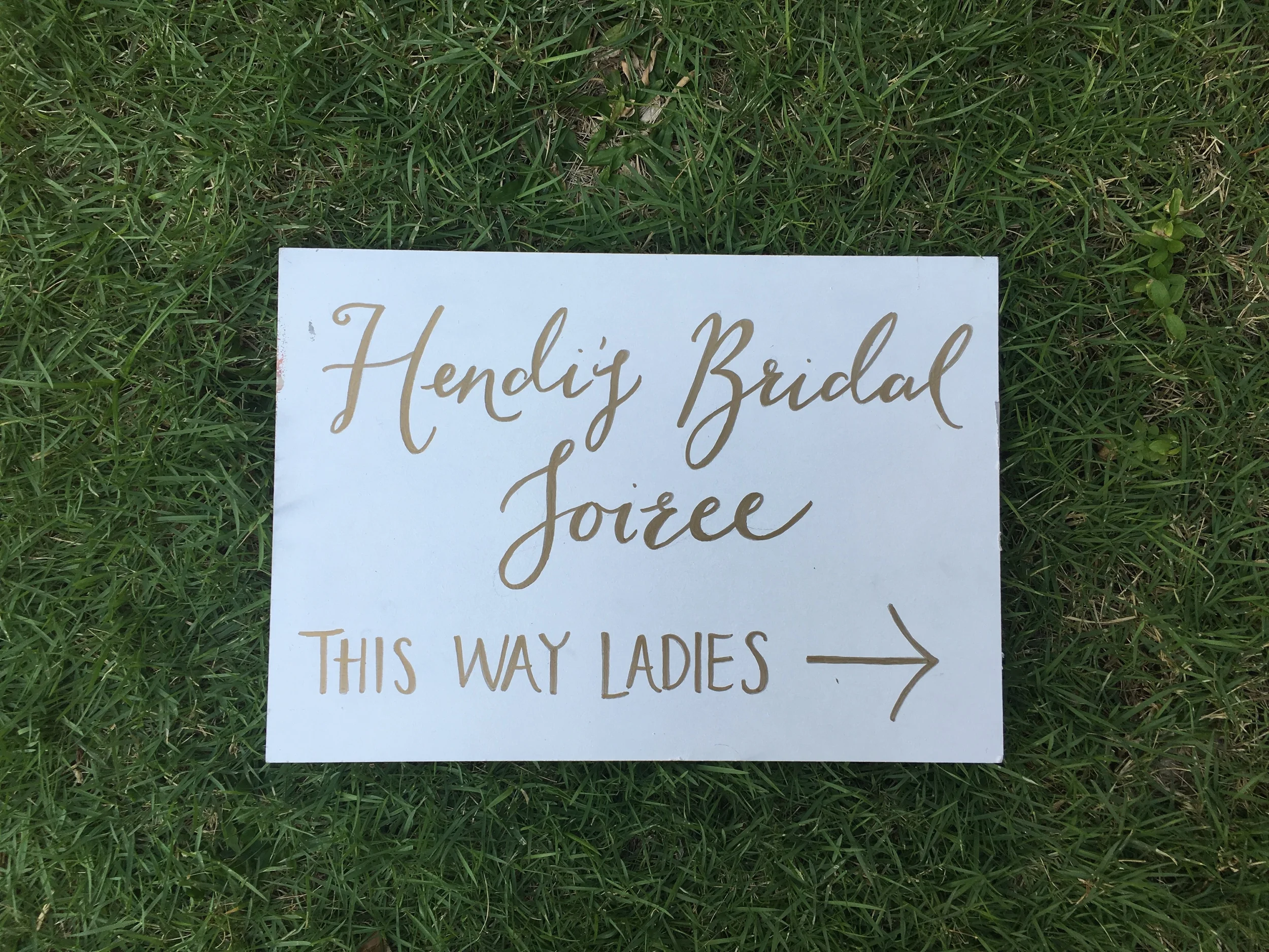 A4 WHITE SIGNBOARD