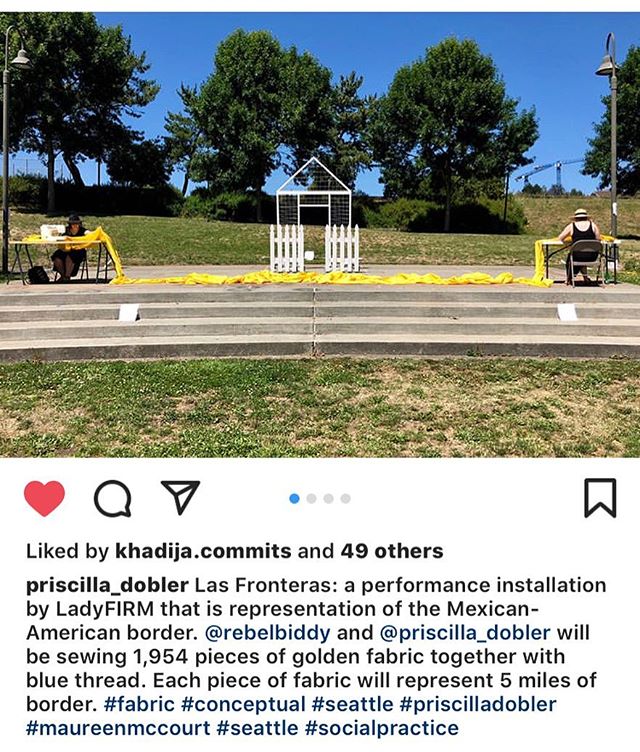 Repost from @priscilla_dobler, from her incredible installation at TUFFEST 2018. 💓