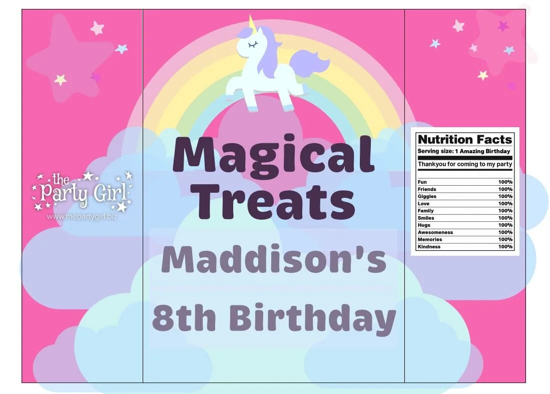 Printed-Custom-rainbow-unicorn-magical-birthday-drink-lolly-diy-Party-kids-parties-Treat-Bag.JPG