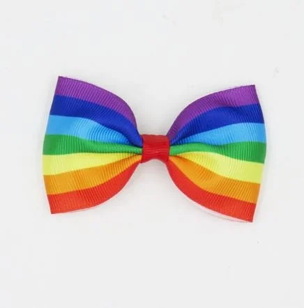 Rainbow hair bow with elastic.JPG