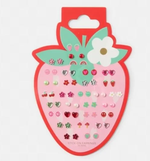 Stick-on-earrings-strawberry 30 pack.JPG