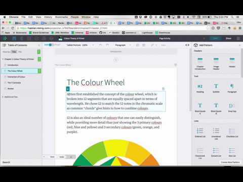 GIF of the feature in action