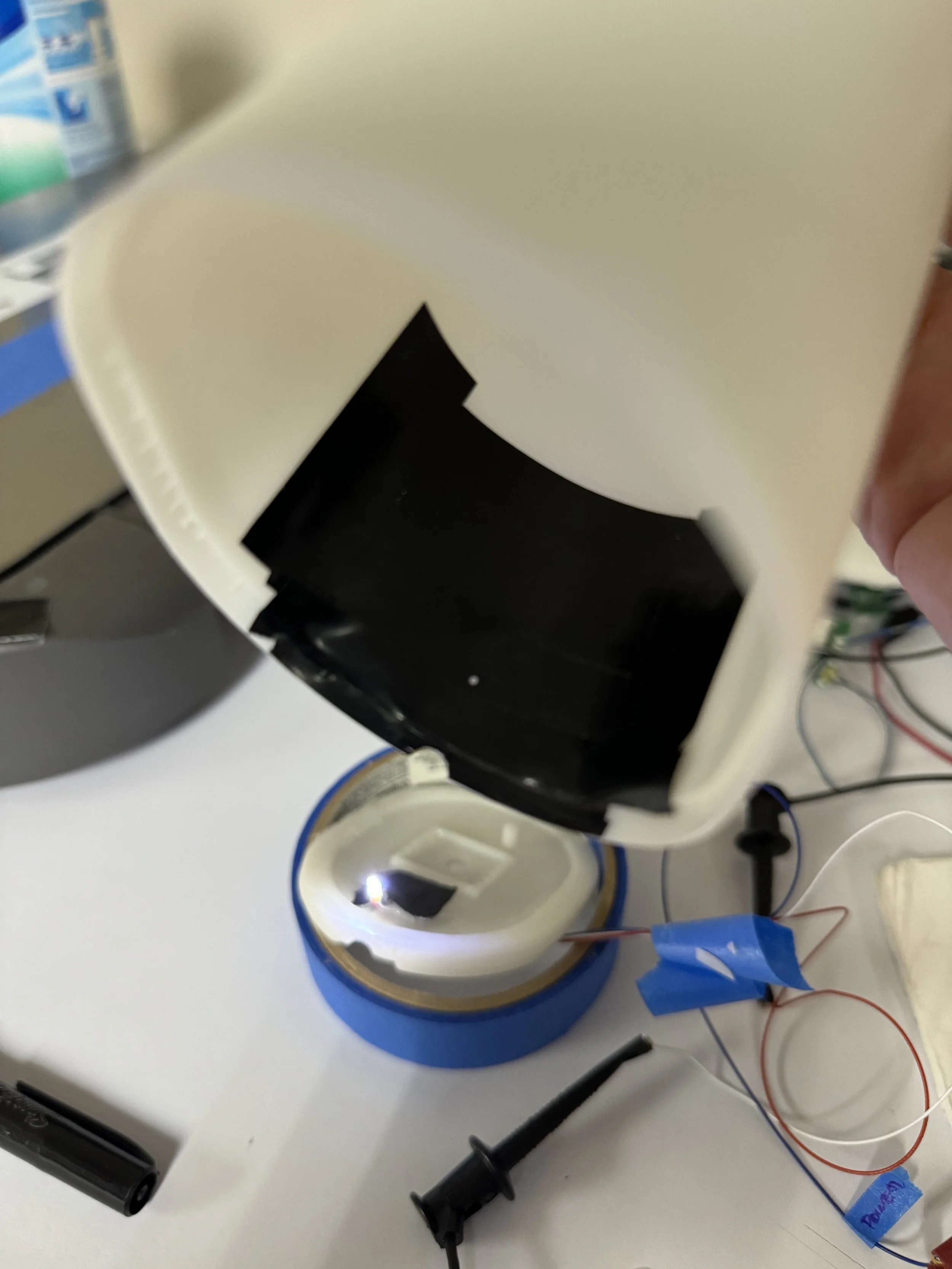 Masking LED passthrough