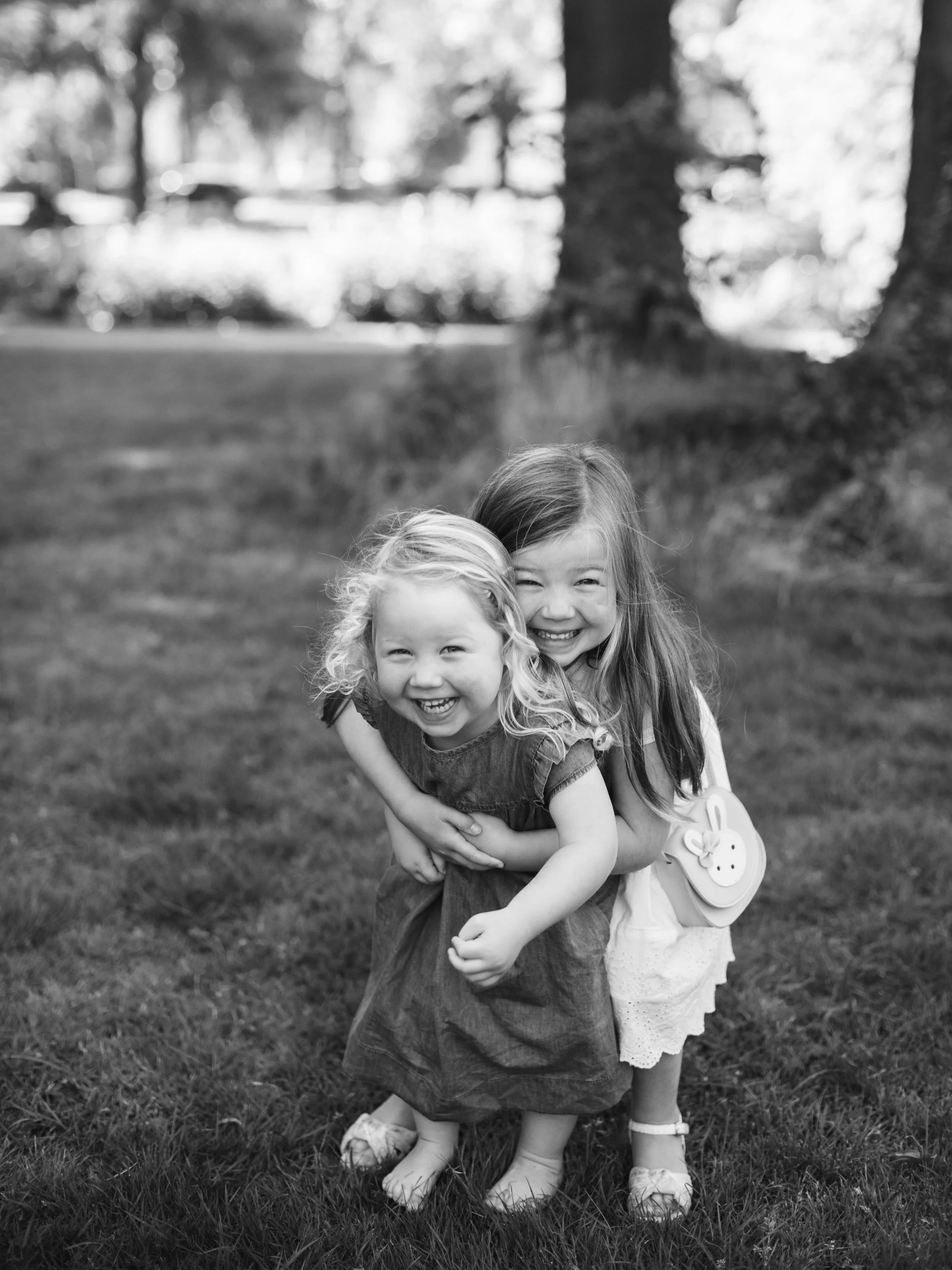 Watching young sisters together is like witnessing a language its own - built in glances, shared jokes, and laughter that starts mid-moment and never really needs a reason.

One leads, one follows, then they switch without thinking. A game becomes a 