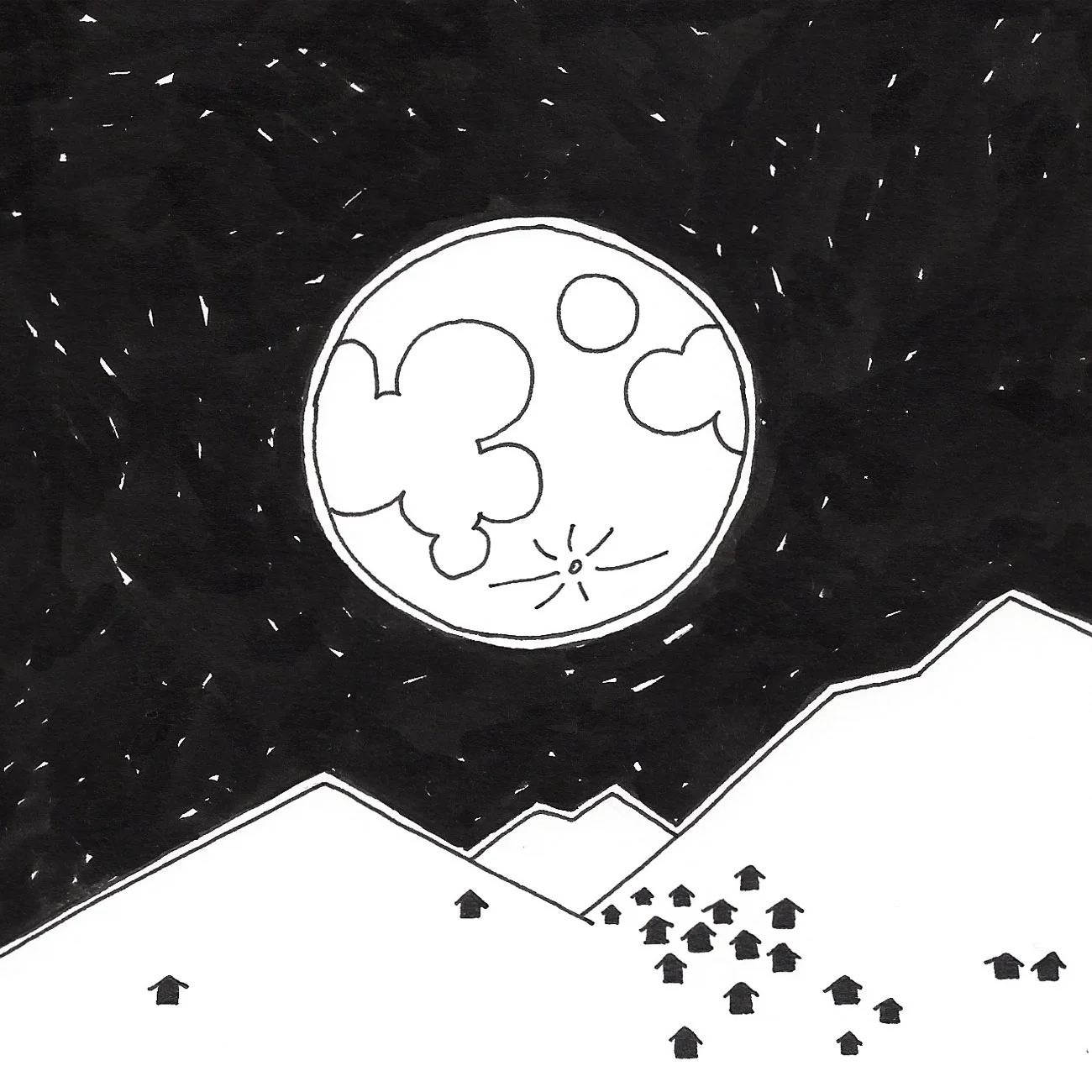 17 dicembre: vedere la luna in cielo affascina, ma viverla in terra proietta altrove. Svegliarsi nel cuore della notte e camminare al buio della casa per osservarne i fasci di ombre di luce soffusa. Affacciarsi alla finestra e spostare gli occhi su quel panorama insolito, trasformato per una notte in pagine da sfogliare impressionate di bianco. E infine uscire e camminare sorretti dalla sua presenza fisica e morale, come la speranza sa accarezzare da lontano, anche le notti più buie.
