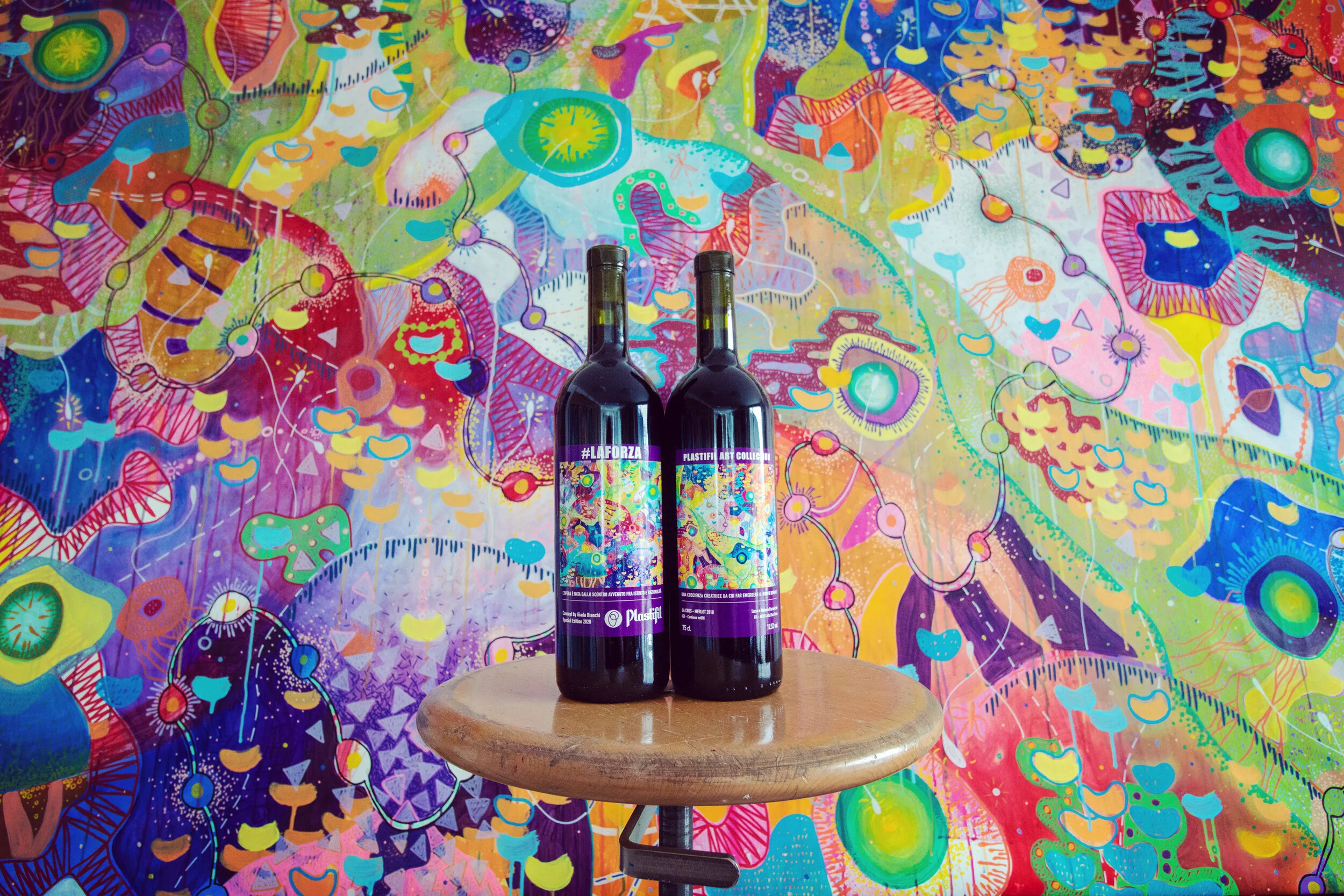 Il dipinto #LAFORZA, ora tutto da bere