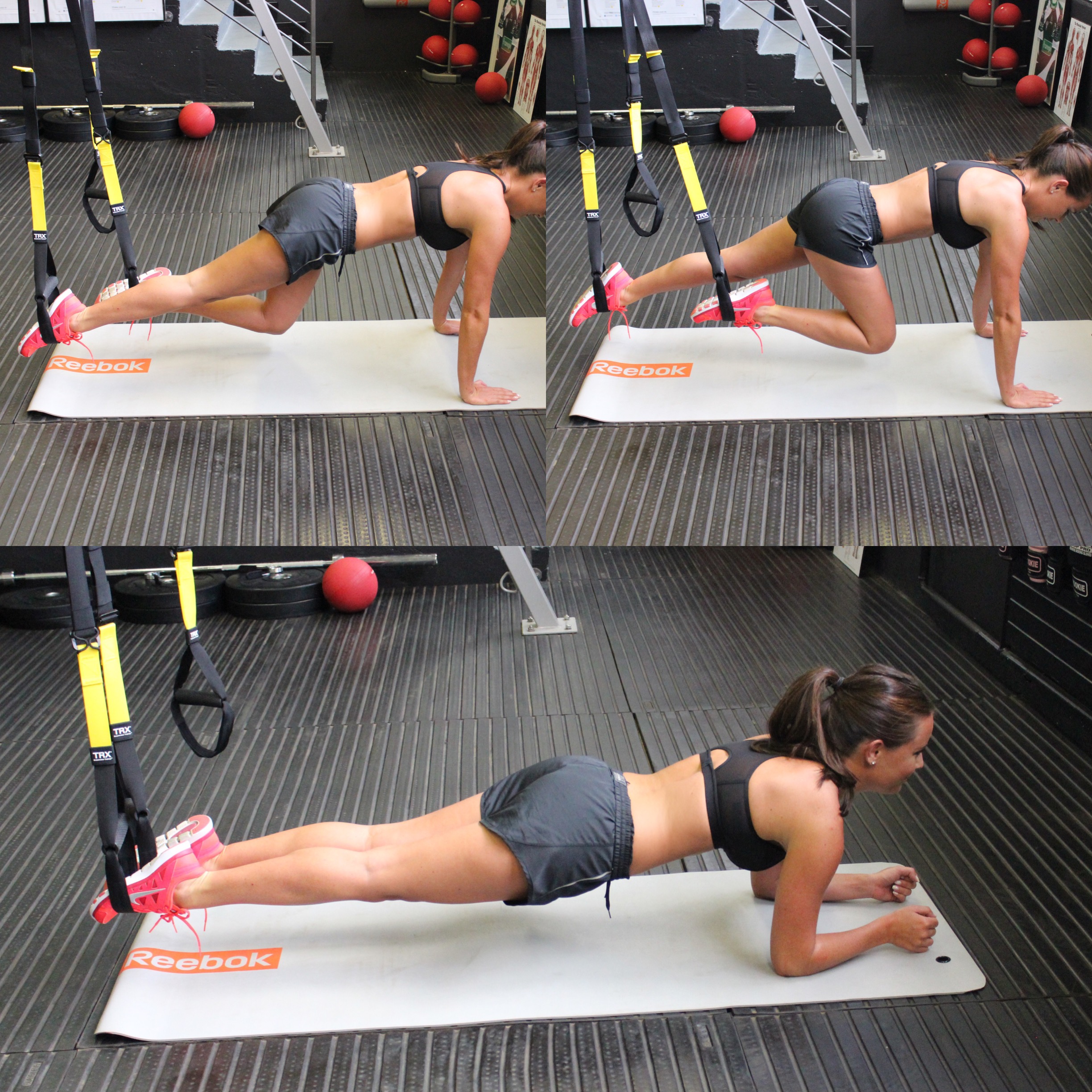 TRX Mountain Climbers and Plank